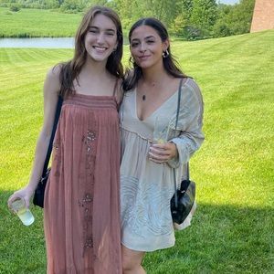 Free People Metallic Summer Dress